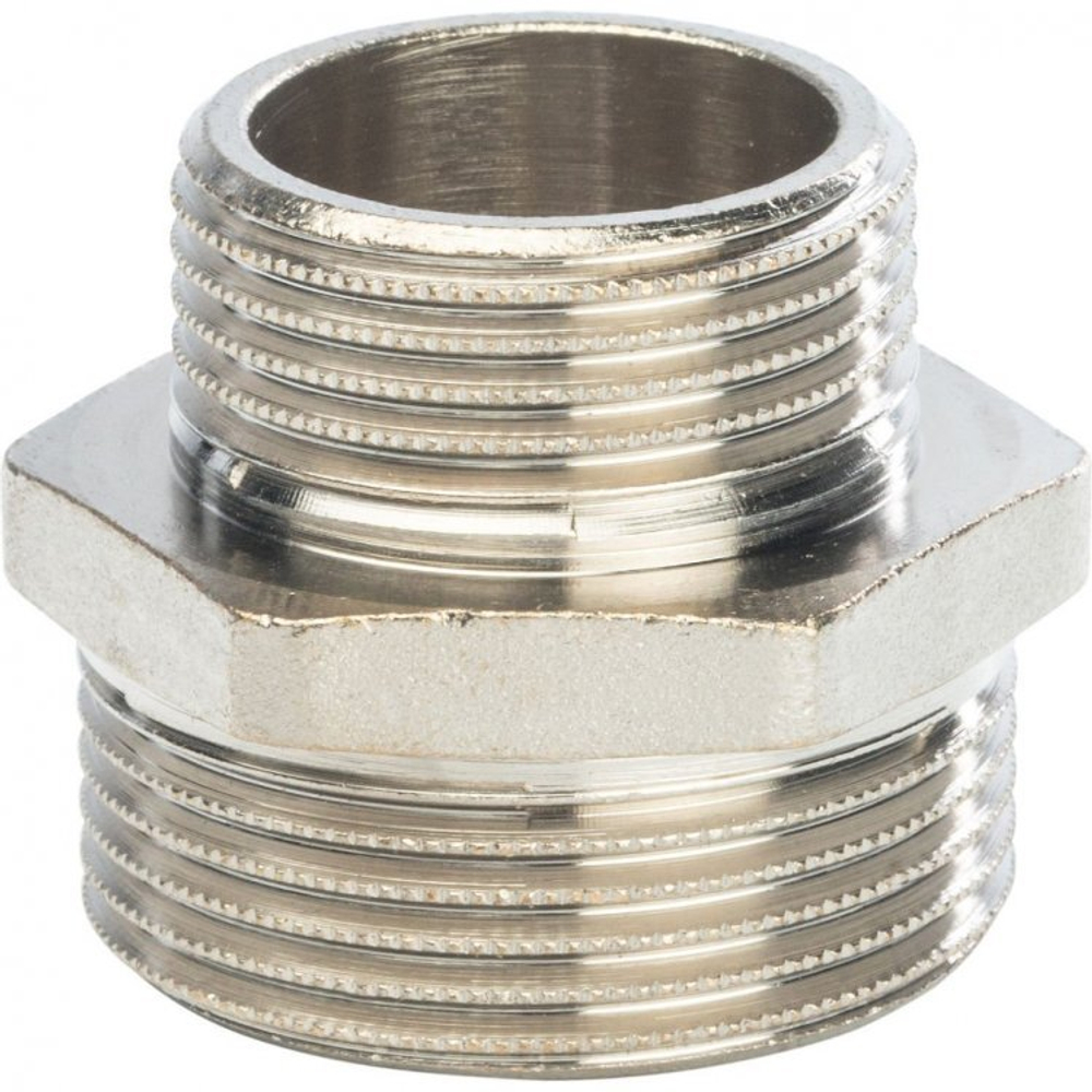 Ниппель переходной 20х40 (3/4"x1 1/2") никель