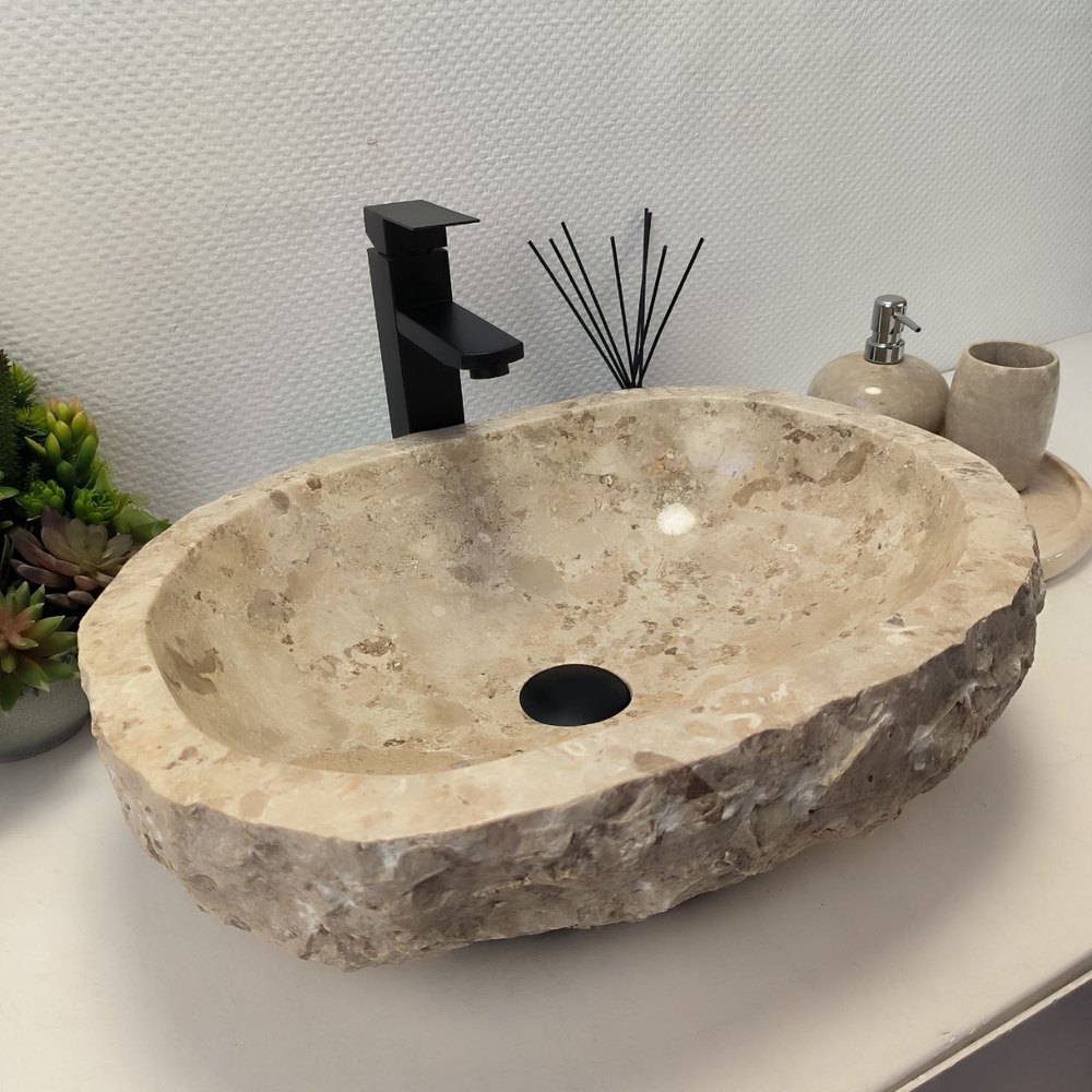 Раковина из мрамора Erozy Cream EM-62653 52*41*15 122