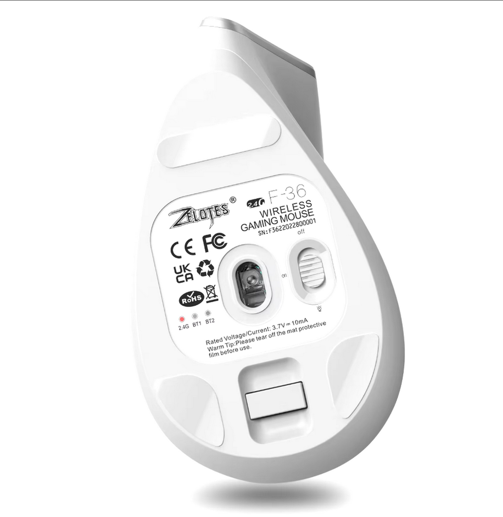 Мышь Вертикальная беспроводная Zelotes F-36