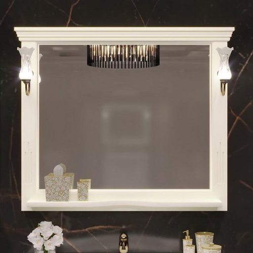 Зеркало Opadiris Риспекто 110 см 00-00007047 слоновая кость