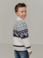 Свитер вязаный с горлом