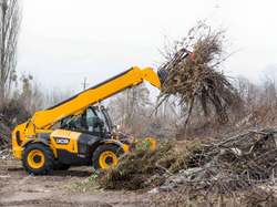 Захват для сена и компоста на телескопический погрузчик