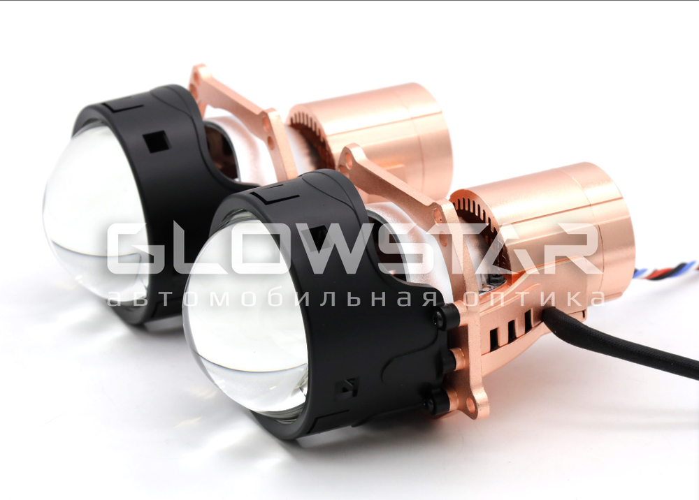 Билед модули Aozoom A23 2024 3.0 дюйма, 2 чипа, 5500K, 12V, 58W/67W, крепление 3R (комплект, 2шт)