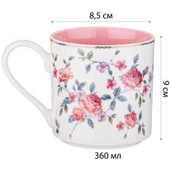 КРУЖКА LEFARD "BLOSSOM" 360 МЛ (КОР=48ШТ.)