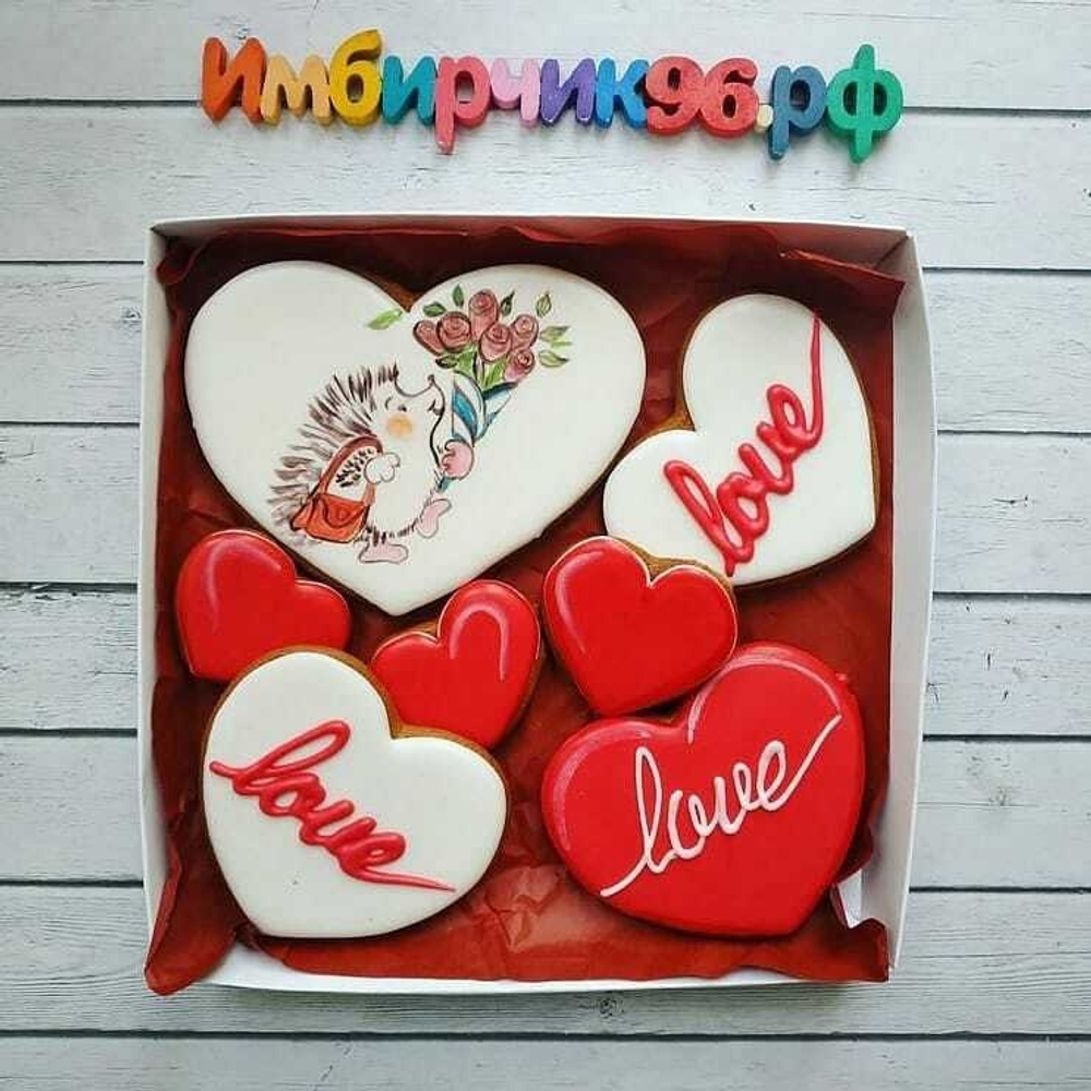 Имбирные пряники Любовь