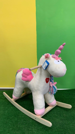 Качалка мягкая Тутси "Единорог "Эльза" (бежевый, 10 фраз, музыка), 690-2020