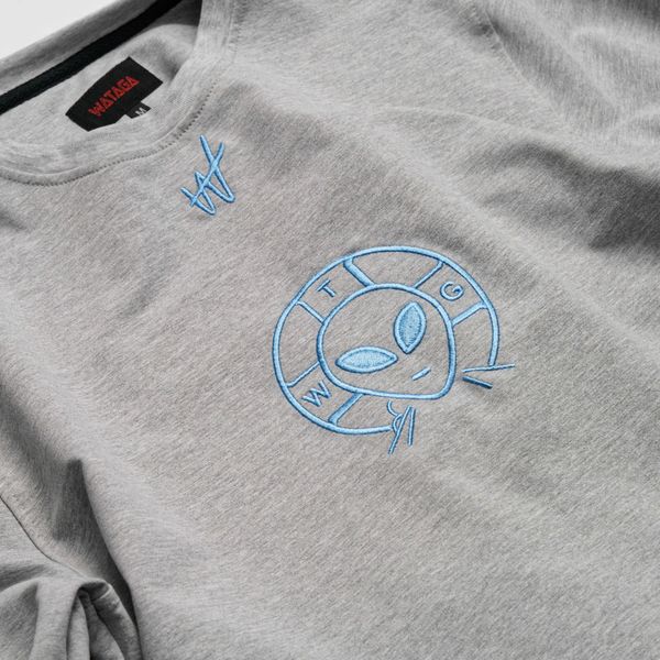 Лонгслив UFO Серый - фото 7