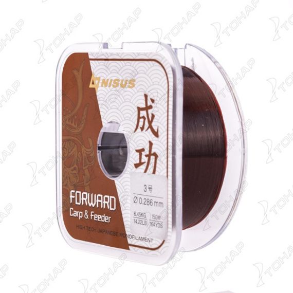 Леска FORWARD Carp&amp;Feeder brown 0,286mm/150m Nylon (N-FCF-0286-150) Nisus