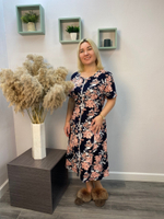 Халат женский "Галина К.П" молния (Р 316)