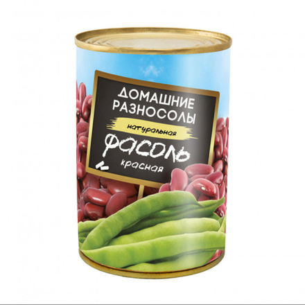 Фасоль красная Домашние Разносолы 400 гр