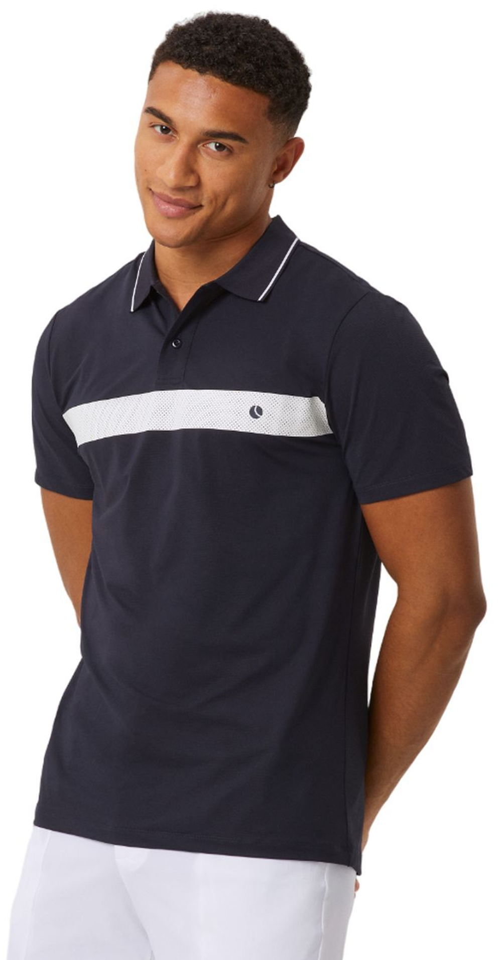 Мужское теннисное поло Björn Borg Ace Light Polo - night sky