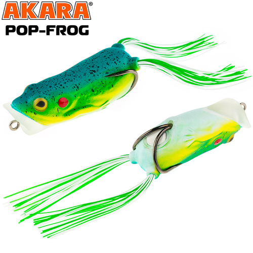 Лягушка Akara Pop-Frog 70 мм 18 гр. (3/5 oz 2,8 in) 6