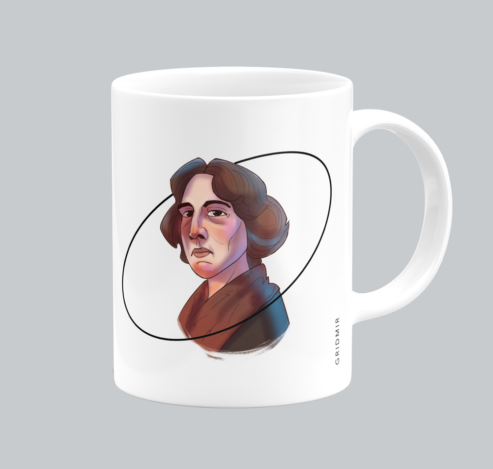 Кружка с принтом GRIDMIR "Оскар Уайльд: если что-то и стоит делать"