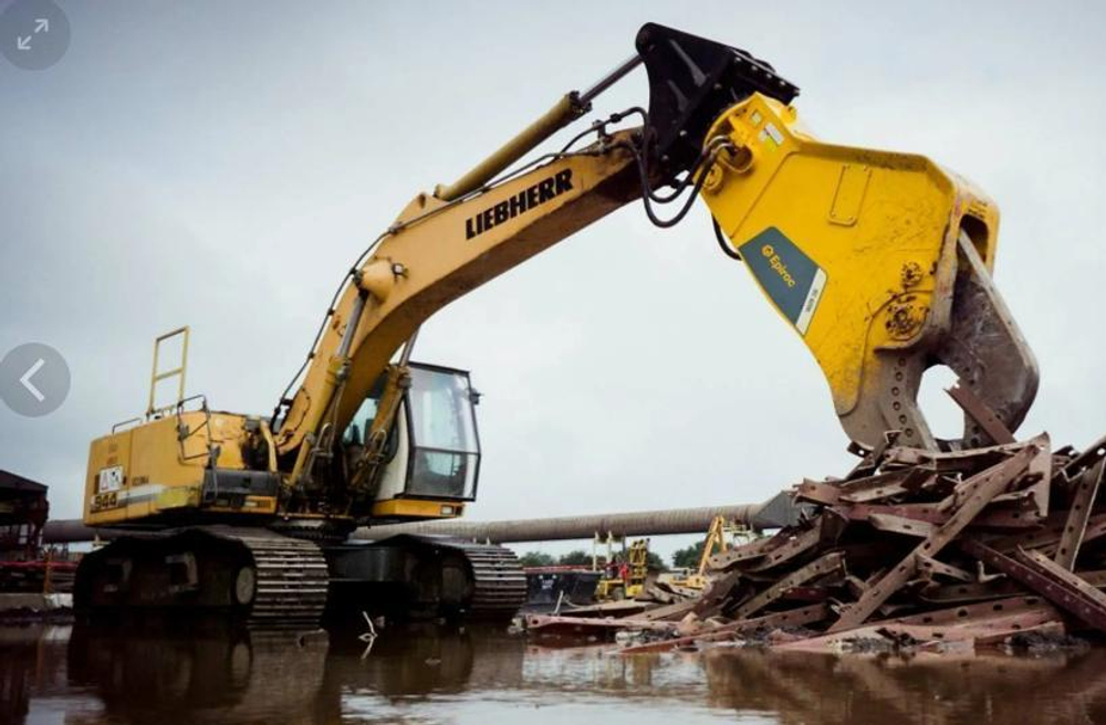 Гидравлические ножницы по металлу на Экскаватор Hitachi