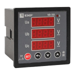VD-723 Вольтметр цифровой на панель (72х72) трехфазный EKF PROxima