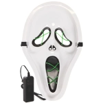 Маска с подсветкой «Крик» (на батарейках), микс подсветок