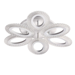 8018/60CL LEDIO LN25 белый/прозрачный металл/акрилл Потолочный светильник c подсв. осн. LED 60W 220V 3000-6000K CLARE