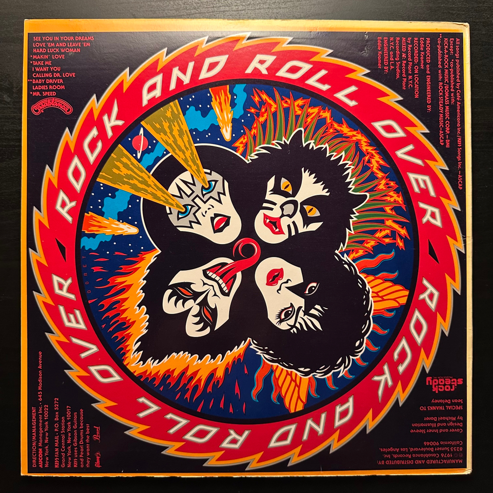 Kiss - Rock And Roll Over (США 1976г.)