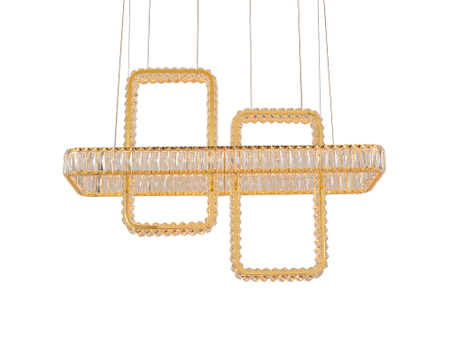 Подвесная светодиодная люстра Newport CRYSTAL 8232+2N/S gold , М0071017