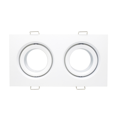 ST255.528.02 Св-к встр. Белый GU10 2*50W  IP65 L180xW90xH40 220V Без ламп