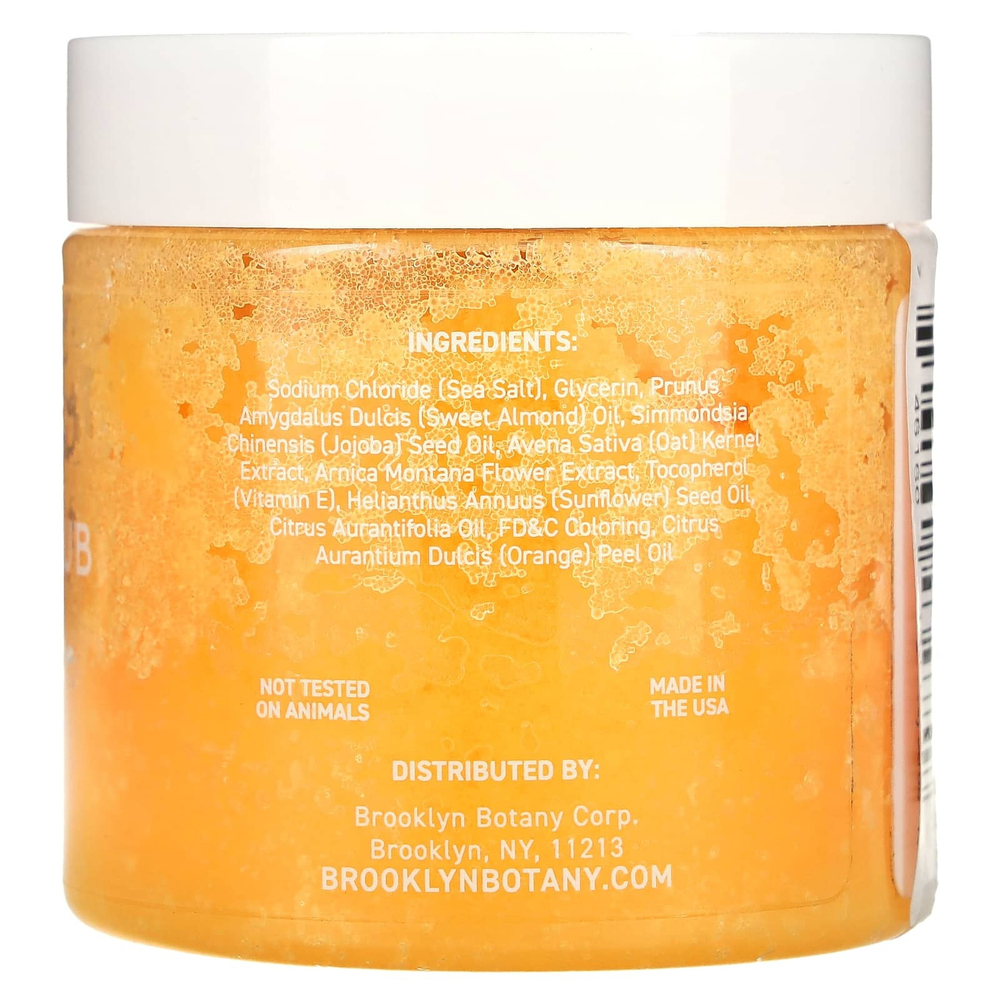 Brooklyn Botany, Sweet Orange Scrub, 10 oz (283 g)