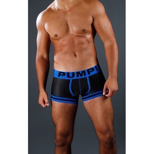 Мужские трусы боксеры в сеточку Pump Touchdown Boxer Black 26076