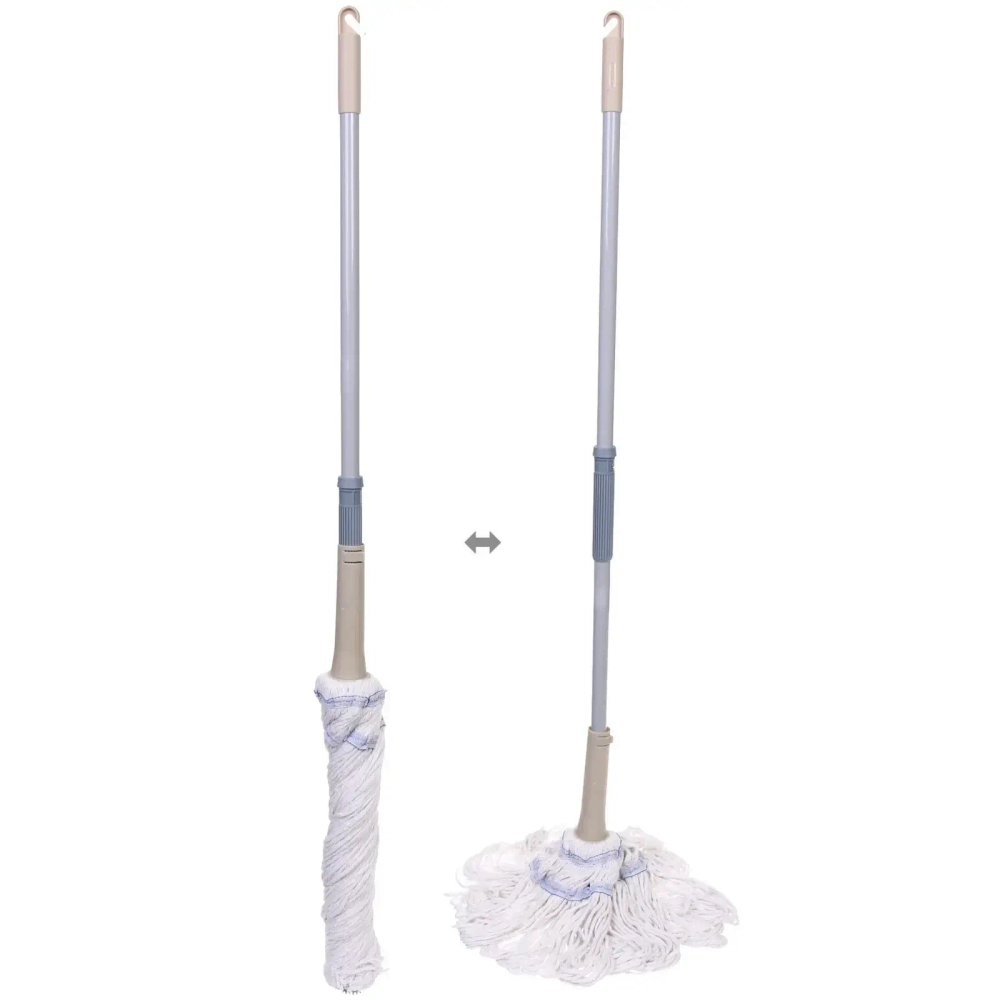 Швабра отжимная с насадкой из микрофибры ручка 120см
