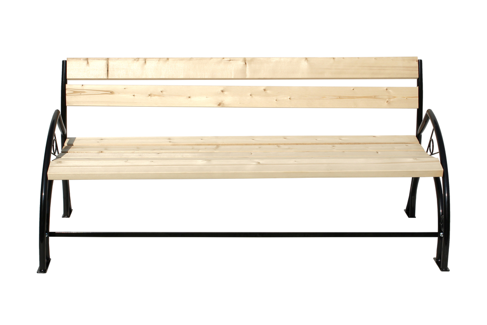 Лавочка садовая Шарики арт.НПА-01 1,5м 1 уп ( доски+стойки)