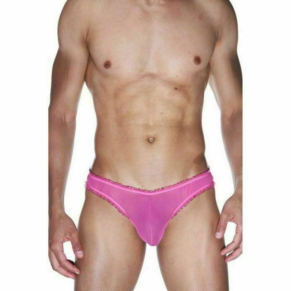 Мужские трусы тонги розовые La Blinque LB15523