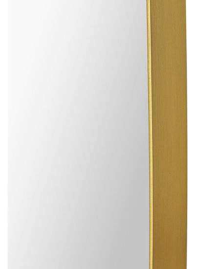 Золотое настенное зеркало “Вейл”