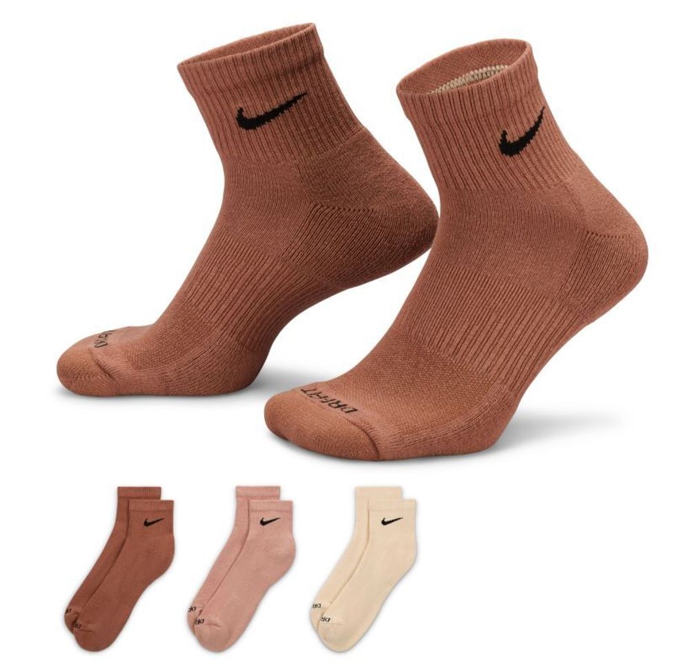 Теннисные носки Nike Everyday Plus Mushioned Training Ankle 3P