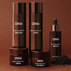 Ottie Black Signature eye cream премиальный крем для кожи вокруг глаз с муцином черной улитки