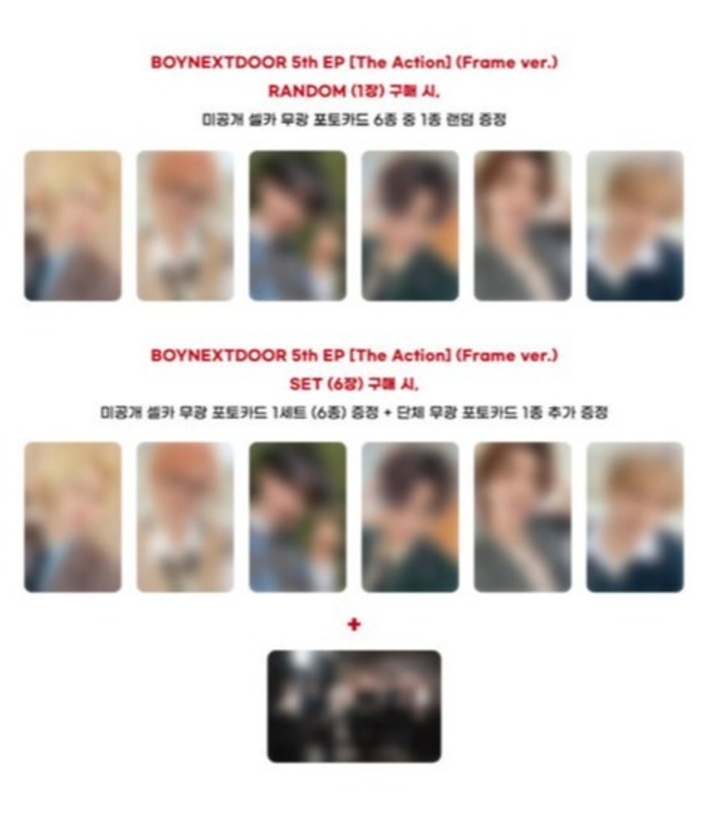 Альбом BOYNEXTDOOR - The Action (Frame Ver.)