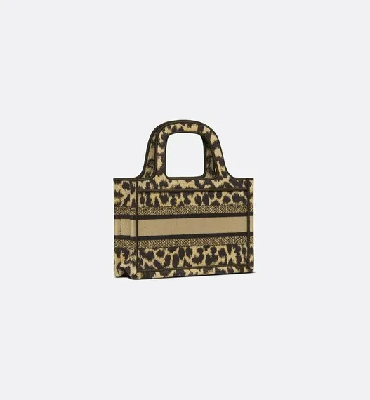 Сумка Dior Book Tote, модель мини-формата бежевый