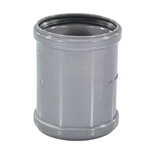 Муфта НПВХ ремонтная серая Дн 50 мм