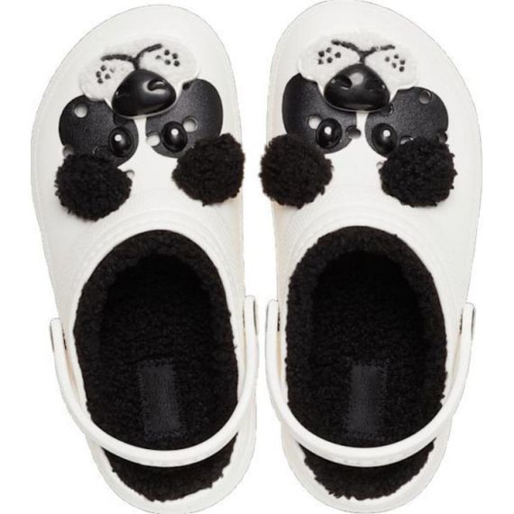 Crocs Classic Lined I Am Panda Bear 'White'