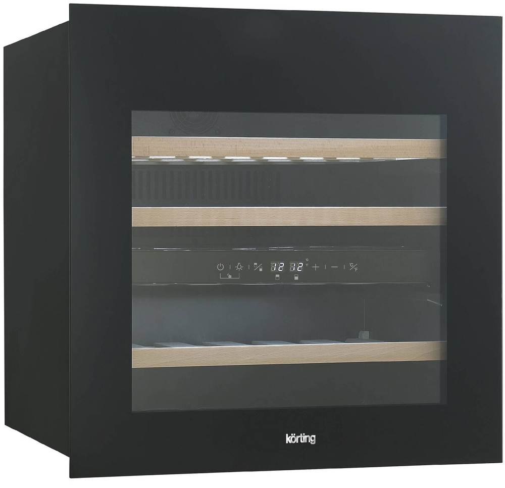 Встраиваемый винный шкаф Korting KFW 604 DB GN