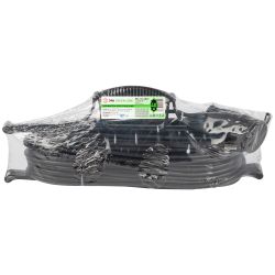 Удлинитель силовой ЭРА GREEN LINE FR-10-40m Greenline на рамке 1 розетка без заземления 40м ПВС 2x1мм2 | Силовые удлинители