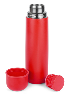 Термос Relaxika 101 (1 литр), красный (без лого)