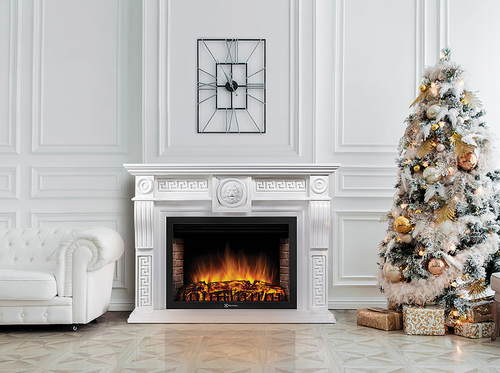 Портал Firelight Vittoriano 30 Белёный дуб с золотой патиной