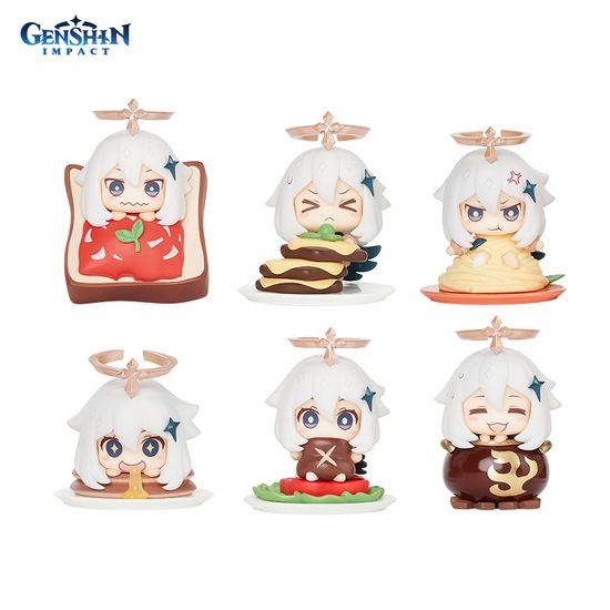 Набор фигурок 6шт. Paimon Delicacies Blind Box Series Full set of 6 6974096536047