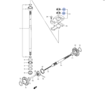 Сальник помпы охлаждения для лодочных моторов DF8/DF9.9