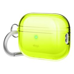 Чехол Elago Clear Hang case для AirPods Pro 2 (2022) (EAPP2CL-HANG-NYE) неоновый желтый