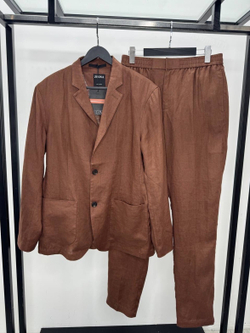 Льняной костюм Ermenegildo Zegna