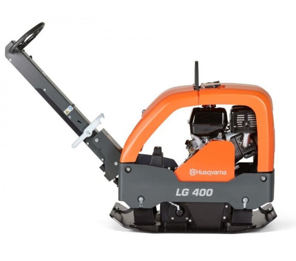 Реверсивная виброплита Husqvarna LG 400 - [398 кг / 52 кН / Honda GX390]