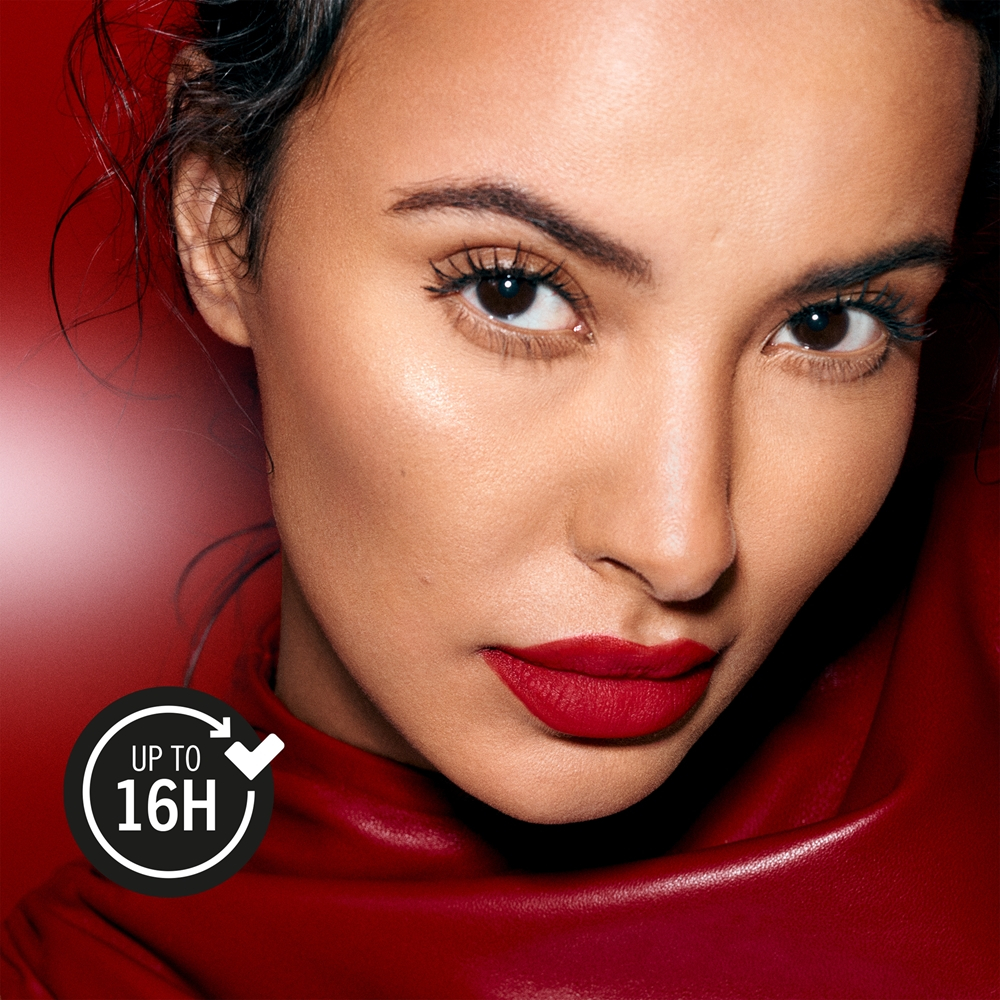 Rimmel Lasting Mega Matte - Легкая матовая помада в жидкой форме на 16 часов оттенок Fire Starter, 7 ml