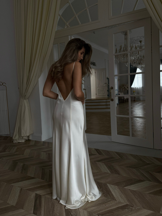 Комбине V вырез по спине wh