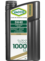 Масло моторное YACCO VX 1000 LL 5W40 (1L)