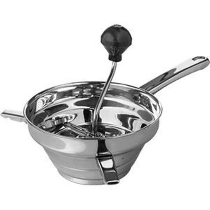 Машинка д/протирки пюре+5 дисков «Проотель»; сталь нерж.; D=18.5/10.5см 4141282 (10702070/010323/3085283 , Индия)