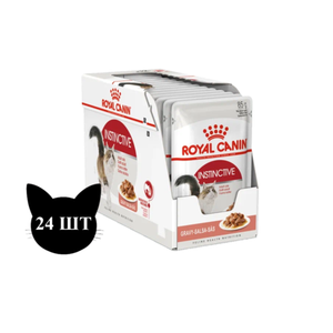 Пауч для кошек, Royal Canin Instinctive, в возрасте от 1 года до 7 лет (в соусе)